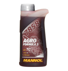 Масло моторное для двухтактных двигателей MANNOL 7858 Agro Formula S API TC , синтетическое, 0.5л.